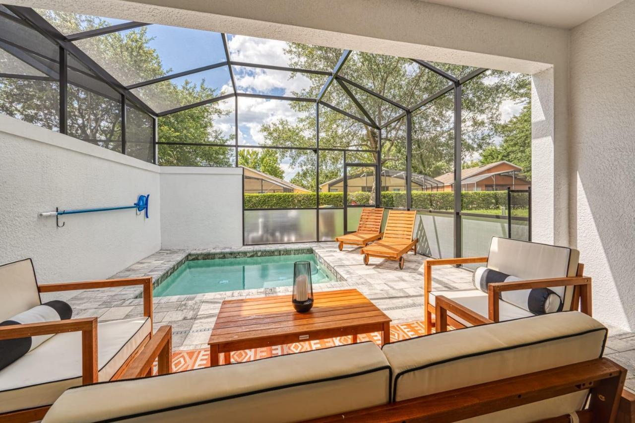 Modern Home With Private Pool Near Disney Orlando Exterior foto
